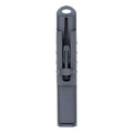 Front view of the Vocal Trainer with the sliding piece in the open position.